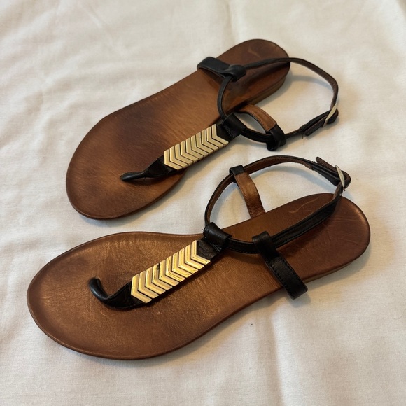 Miz Mooz Nuovo 39 Boho Gladiator Sandals Flats US 8.5 - Picture 3 of 8